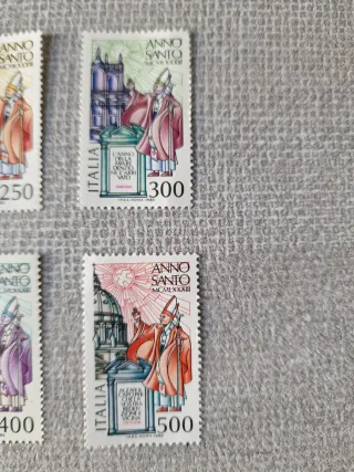 Lotto 4 francobolli Anno Santo MCMXXXIII