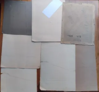 Lote de fotografías antiguas con daños