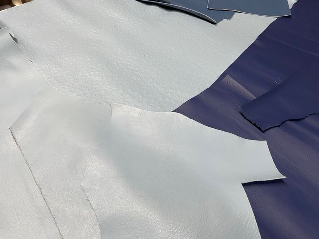 Lotto 96 Pelle ritagli