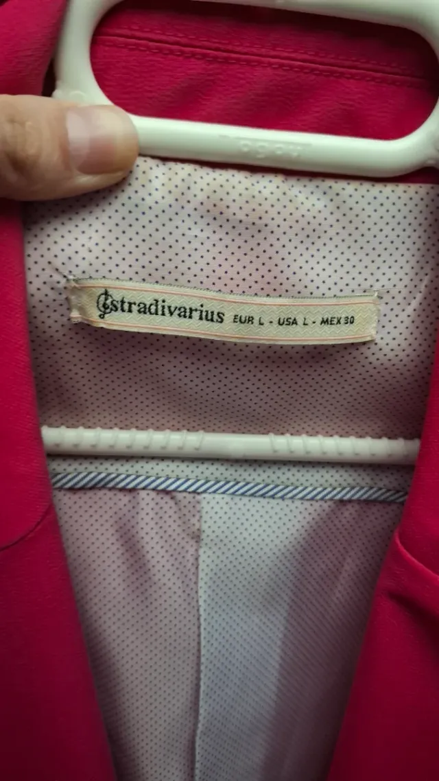 Americana Stradivarius rosa Talla M
