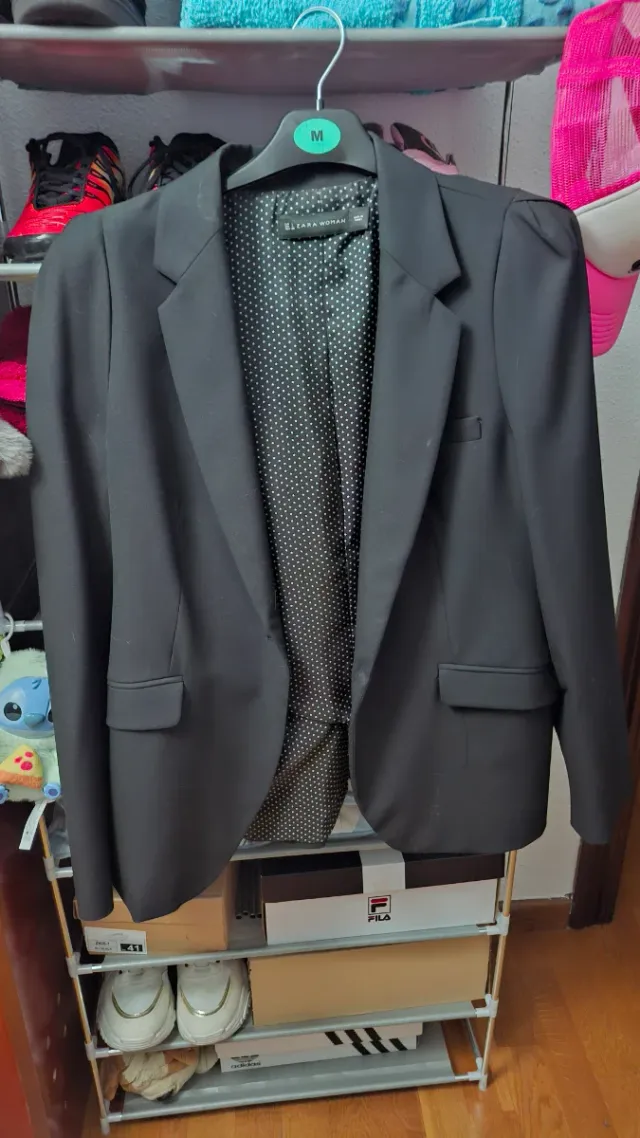 Americana Zara Negra Talla M