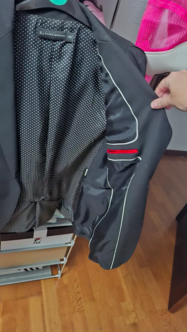 Americana Zara Negra Talla M