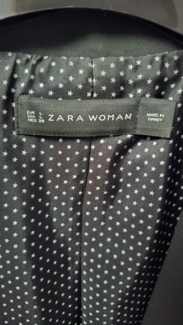 Americana Zara Negra Talla M