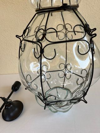 Lampada Veneziana Vetro e Metallo