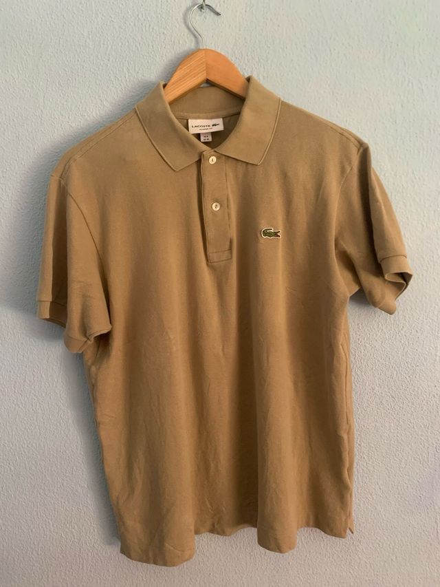 Polo Lacoste Beige Talla M