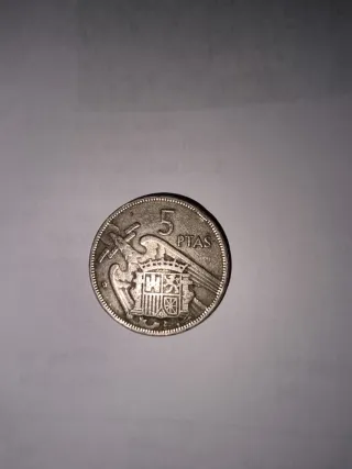 Moneda 5 PTAS 1957