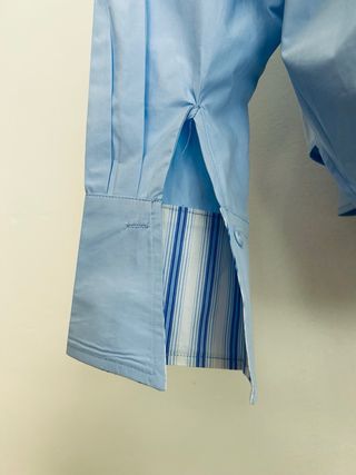 Camisa oversize celeste