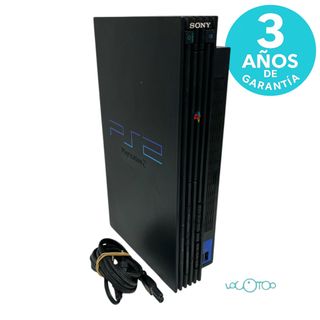 Consola Sony PS2 Fat Negra