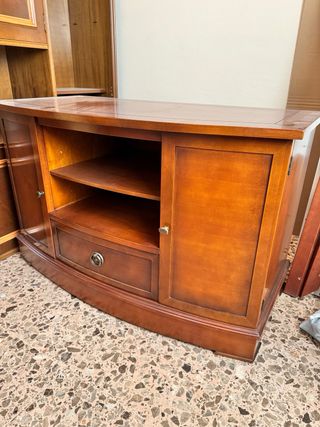 Mesa TV madera y metal