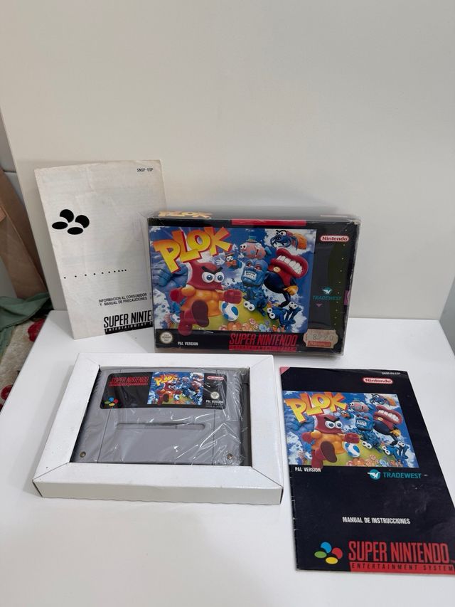 PLOK Super Nintendo SNES PAL