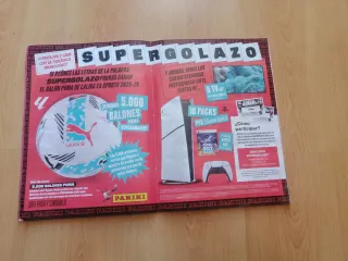 Letras cromos LIGA 2025-26. Promocion SUPERGOLAZO.