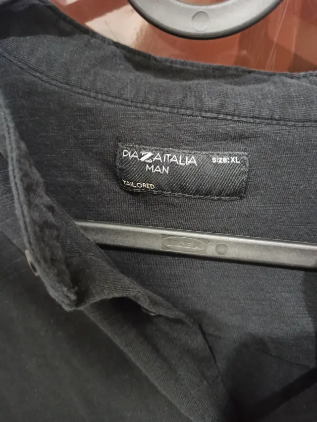 Camicia uomo  nera taglia XL