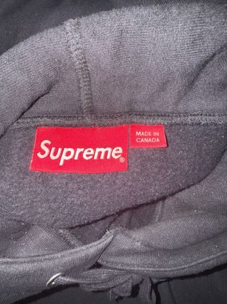 Sudadera Supreme Negra