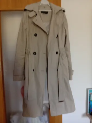 Chaqueta Zara Mujer Talla S Beige