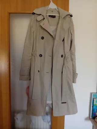 Chaqueta Zara Mujer Talla S Beige