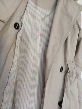 Chaqueta Zara Mujer Talla S Beige