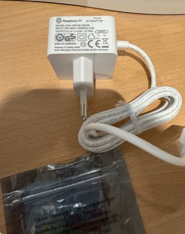 Raspberry Pi Zero 2 W + Alimentación