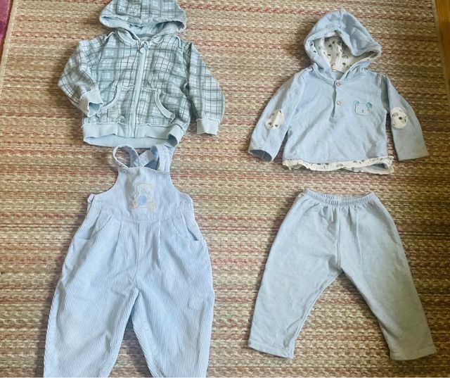 Conjunto Ropa Bebé Invierno Azul