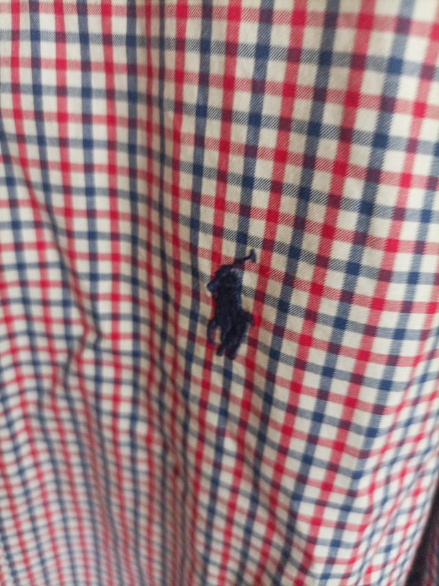 Camisa Ralph Lauren cuadros azul y rojo