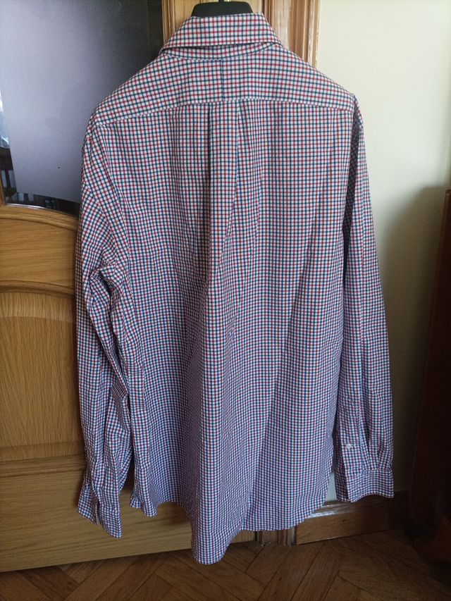 Camisa Ralph Lauren cuadros azul y rojo