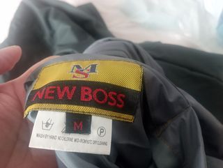 Anorak hombre gris y negro