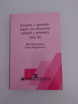 Enseñar y aprender inglés en educación infantil...