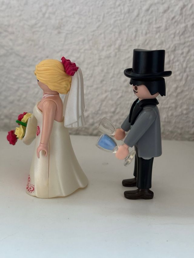 Playmobil Pareja Novios Tarta Aves