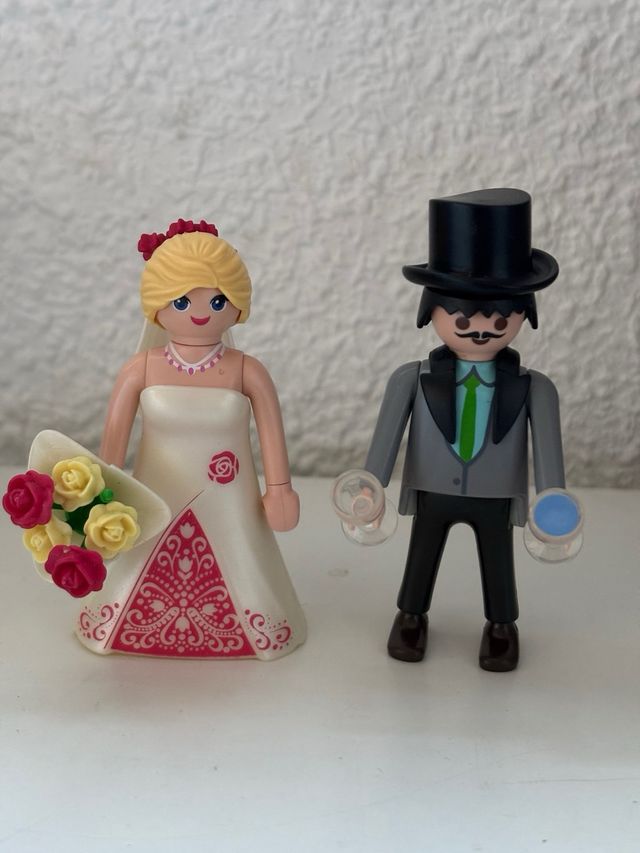 Playmobil Pareja Novios Tarta Aves