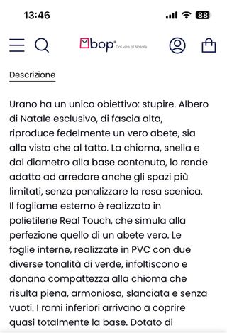 Albero di Natale Folto - Urano