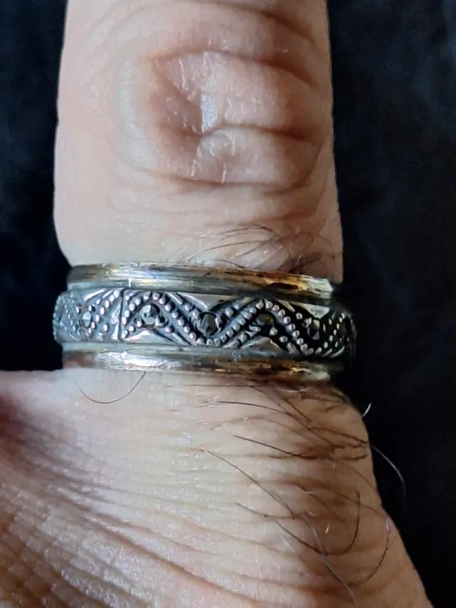 Muy antigua alianza portuguesa oro y plata compret