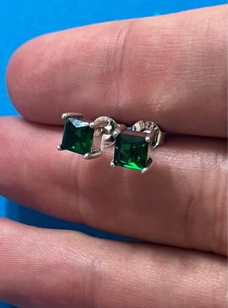 Deslumbrantes Pendientes Circonitas Plata 925