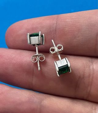 Deslumbrantes Pendientes Circonitas Plata 925