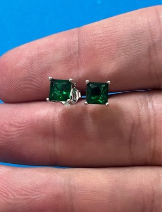 Deslumbrantes Pendientes Circonitas Plata 925