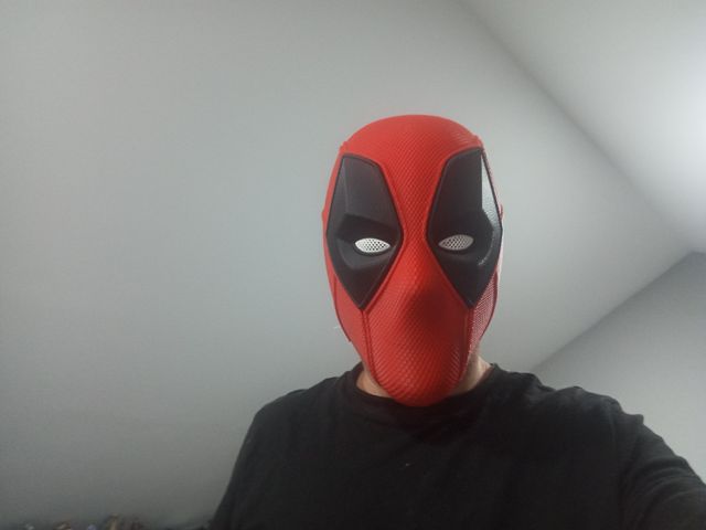 Casco Deadpool Texturizado 3D Escala 1:1
