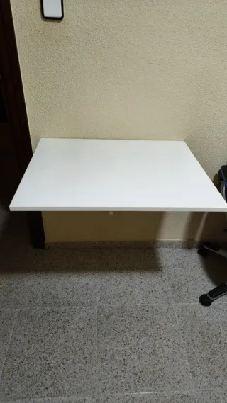 Mesa escritorio infantil madera blanca