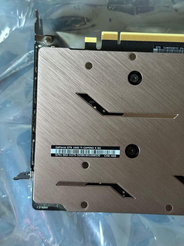 GTX 1660 TI GAMING X 6gb