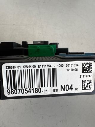 BSI N04 Peugeot 308 / Citroën ref: 9807054180