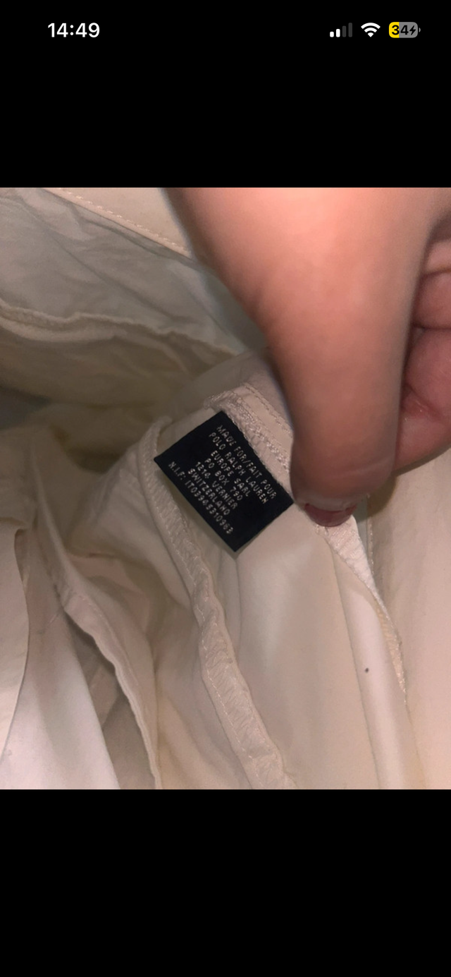 Pantalón Ralph Lauren Blanco