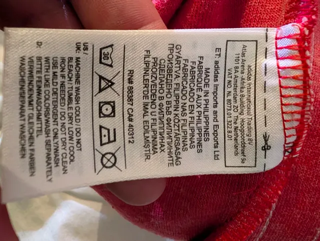 Pantalones Adidas Rojos Franjas Blancas