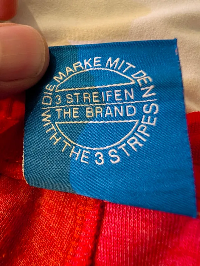 Pantalones Adidas Rojos Franjas Blancas