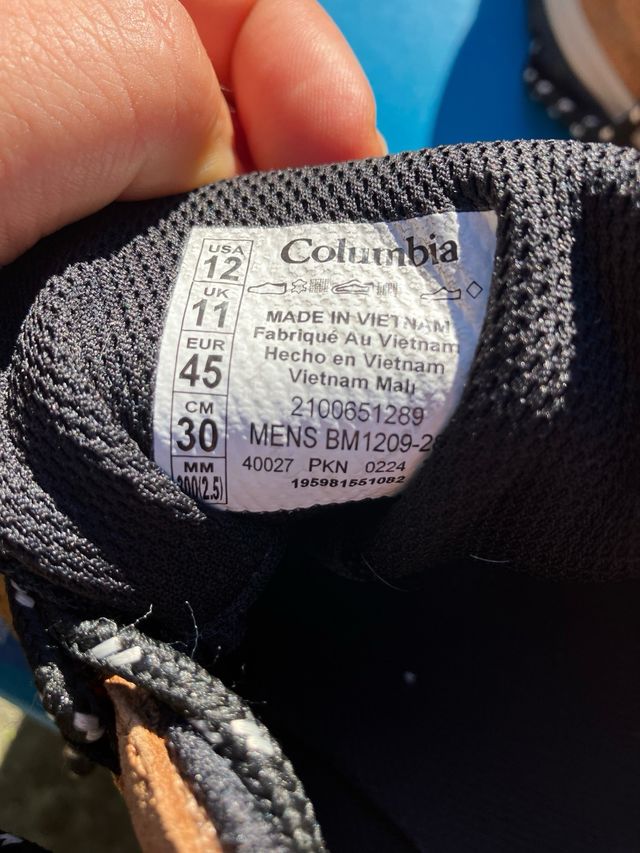 Zapatillas Columbia Crestwood Waterproof Talla 45