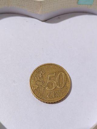 Moneda 50 céntimos 2001 para colección-negociable.