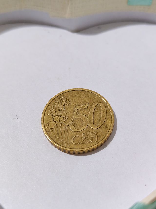 Moneda 50 céntimos 2001 para colección-negociable.