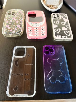 Confezione da 5 custodie per iPhone 13 Pro Max