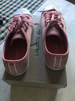 Zapatillas Lacoste Ziane Sneaker Rosa Talla 39