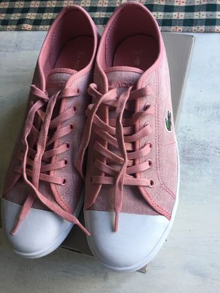 Zapatillas Lacoste Ziane Sneaker Rosa Talla 39