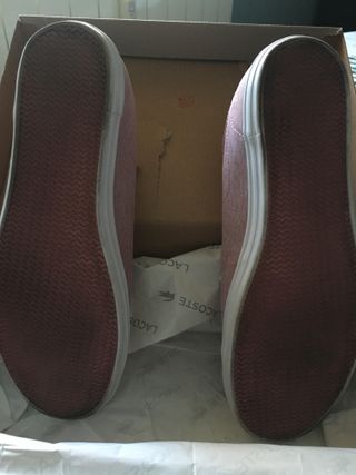 Zapatillas Lacoste Ziane Sneaker Rosa Talla 39