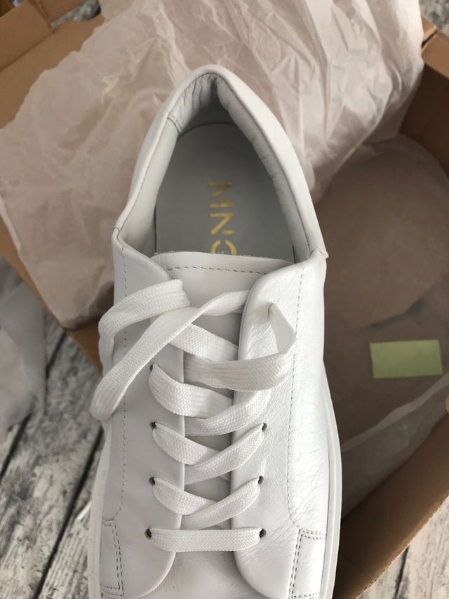 Zapatillas Mujer Mango Blancas