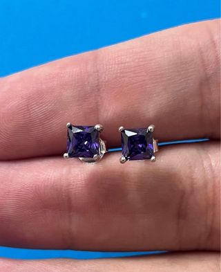 Lujosos Pendientes Circonitas Plata 925