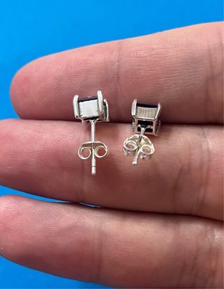 Lujosos Pendientes Circonitas Plata 925